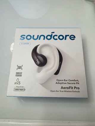Cuffie Anker Soundcore AeroFit Pro nere