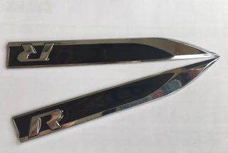 EMBLEMAS LATERALES VOLKSWAGEN R NEGRO