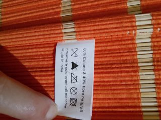 Set tovagliette in cotone e fibre naturali
