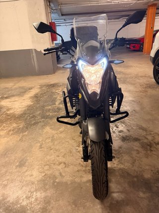 Moto Macbor M125 XR1 Adventure Negra/Blanca