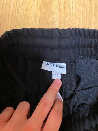 Pantalones cortos Lacoste negros