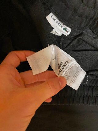 Pantalones cortos Lacoste negros