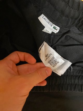 Pantalones cortos Lacoste negros