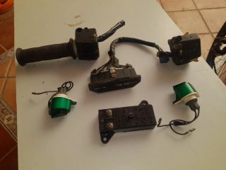 Piñas Luces SuzukiGSXF Aprilia RS50 Yamaha YBR 125