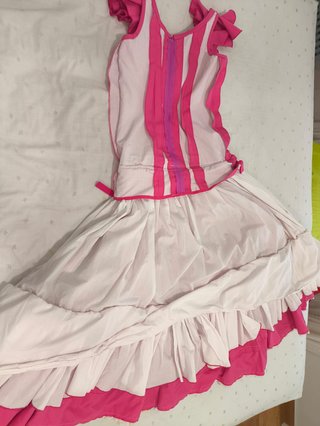 Traje Flamenca Rosa Fucsia Talla 40-42