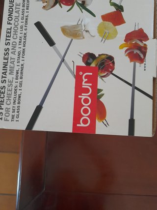 Set Fondue Bodum 15 Piezas Acero Inoxidable