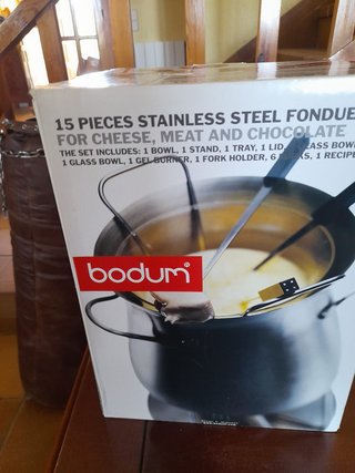 Set Fondue Bodum 15 Piezas Acero Inoxidable