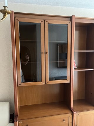 Mueble modular salón madera