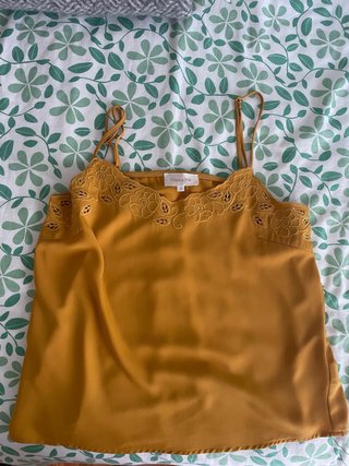 Top tirantes bordado dorado Grace & Mila S