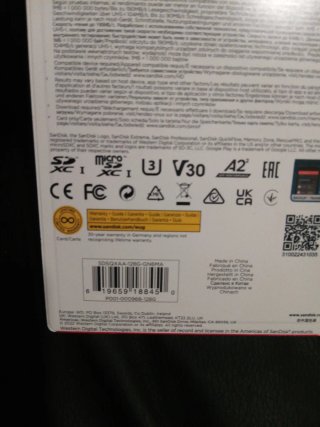 SanDisk Extreme microSDXC 128GB 4K V30 A2