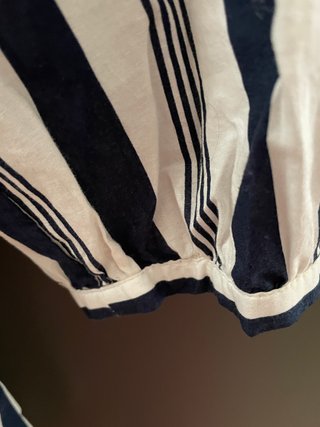 Blusa LIKE THIS Algodón Rayas Azul/Blanco Talla S