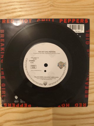 SINGLE RED HOT CHILI PEPPERS VINILO 7" ROCK METAL