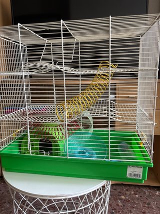 Jaula Hamster Completa con Accesorios