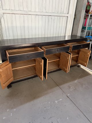 Aparador de madera maciza 200cm NUEVO