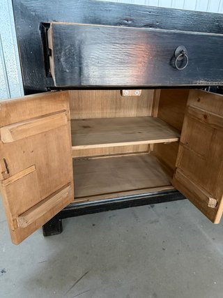 Aparador de madera maciza 200cm NUEVO