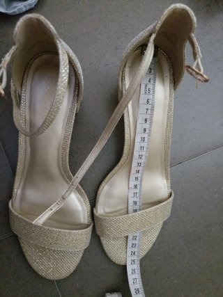 Zapatos de tacón Pizz Annu dorados/plateados