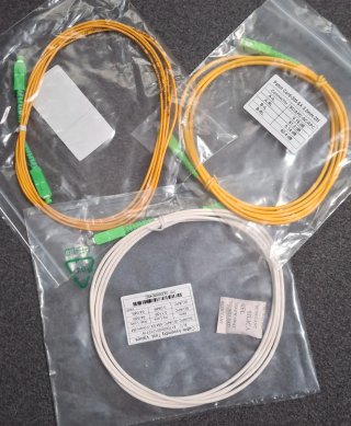 3 Cables Fibra Óptica SC/APC 2m
