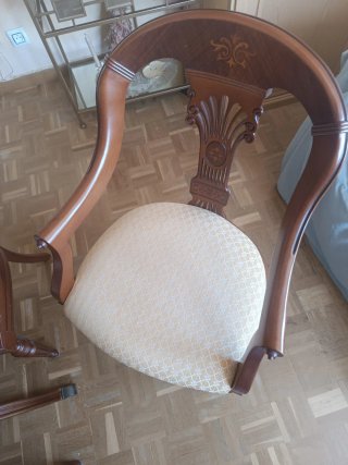 Mesa madera El Corte Inglés + 8 sillas