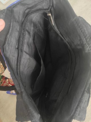 Bolso de tela étnico indio multicolor