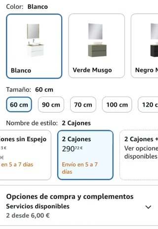 Mueble de baño moderno Baikal