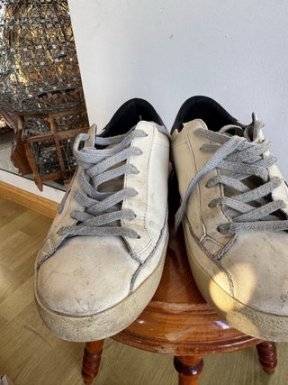 Zapatillas Golden Goose Superstar Beige/Negro
