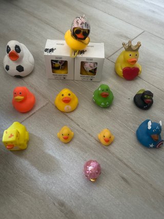 Colección de patos de juguete