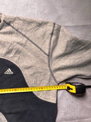 Sudadera Adidas Gris y Negra