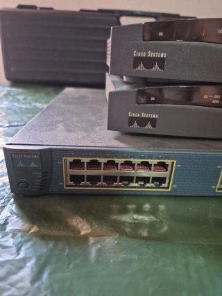 Router Cisco Series 800A y switch cisco 3500 serie