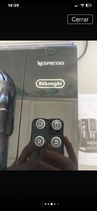 Cafetera Nespresso DeLonghi Lattissima P
