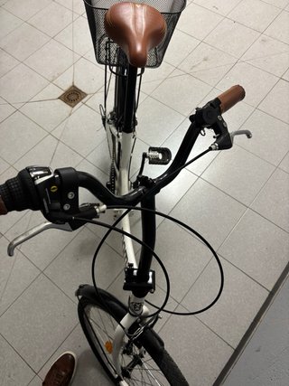 Bicicleta Moma First Plegable Blanca