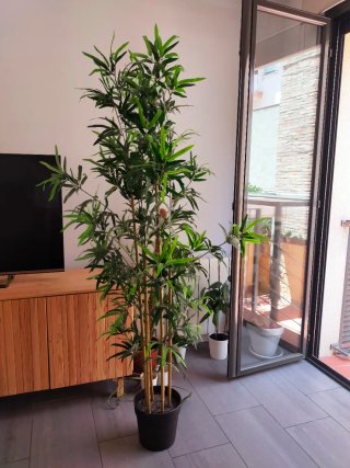 Planta bambú artificial decorativa