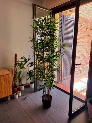 Planta bambú artificial decorativa