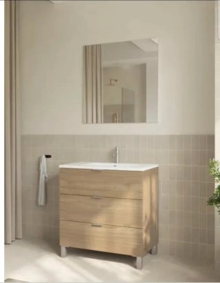 Espejo de baño Leroy Merlin 80x80 cm – Nuevo