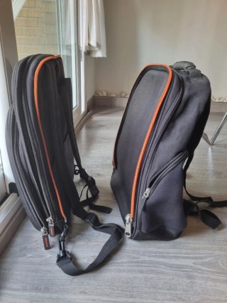 Mochila divisible con compartimentos