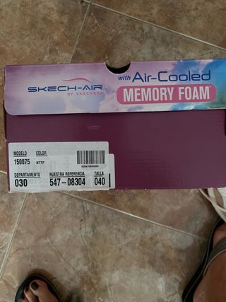Zapatillas Skechers Beige/Rosa Talla 40