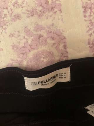 Pantalón corto vaquero negro mujer Talla M