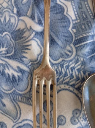 Juego cubiertos plata