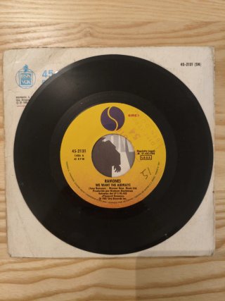 SINGLE RAMONES VINILO 7" PUNK ROCK MISSPRINT