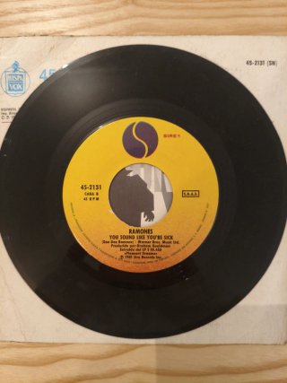 SINGLE RAMONES VINILO 7" PUNK ROCK MISSPRINT