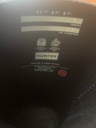 Botas Hunter Negras Impermeables