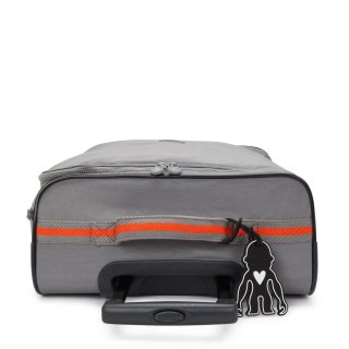 Maleta de cabina Kipling TEAGAN C gris/naranja
