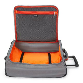 Maleta de cabina Kipling TEAGAN C gris/naranja