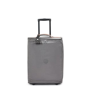 Maleta de cabina Kipling TEAGAN C gris/naranja