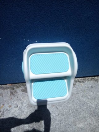 Escalera para niños 2 peldaños, plegable