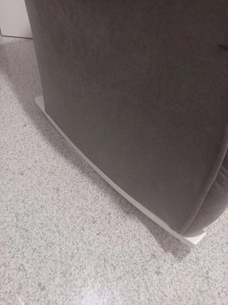 Sillón de lactancia gris