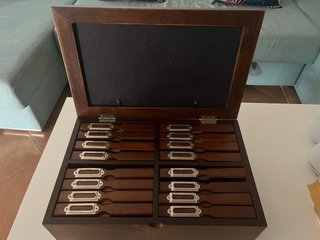 Archivador de fotos madera vintage