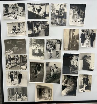 Lote 59 Fotos Históricas Familiares + Postal
