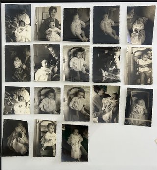 Lote 59 Fotos Históricas Familiares + Postal
