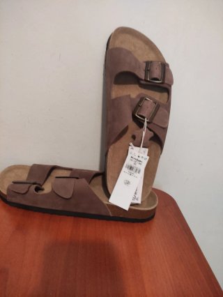 Sandalias El Corte Inglés Talla 43 Marrón