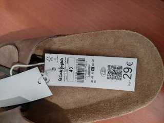 Sandalias El Corte Inglés Talla 43 Marrón